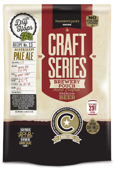 Mangrove Jack's Craft Series Australian Pale Ale - 2.5kg (40 Pints) Recipe No.13 Mangrove Jack's Craft Series Australian Pale Ale - 2.5kg (40 Pints) Recipe No.13